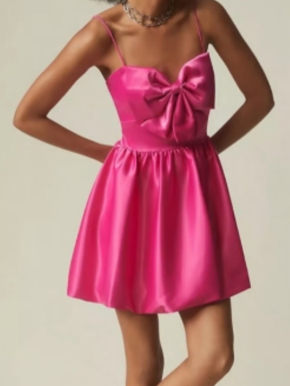 Ienna for Mac Duggal Bow Mini Dress Size 4